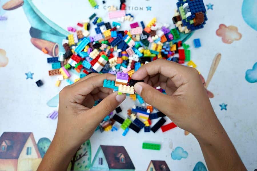 Bloques de construcción para creatividad