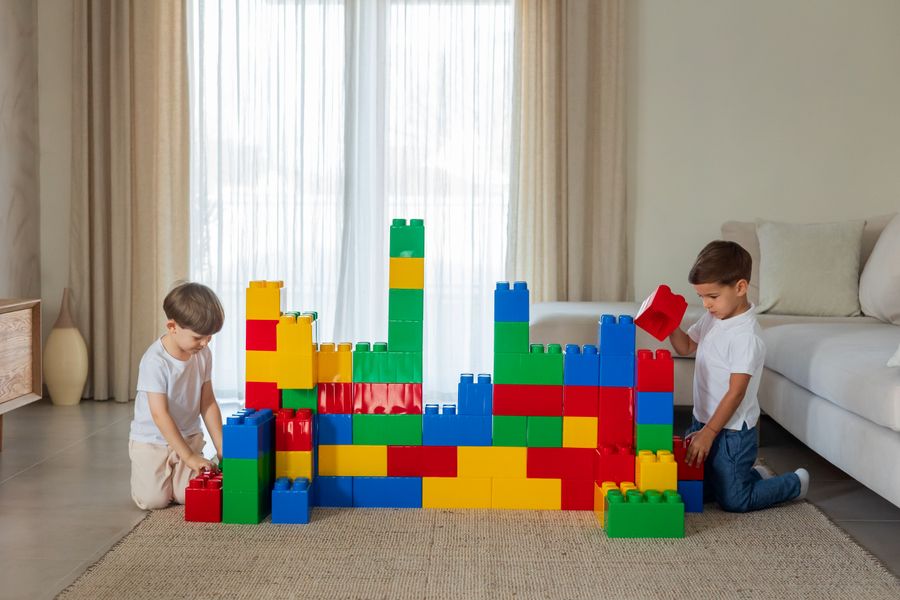 Bloques de construcción para niños de primaria