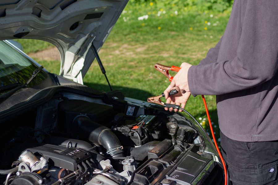 Cables de arranque para batería de coche