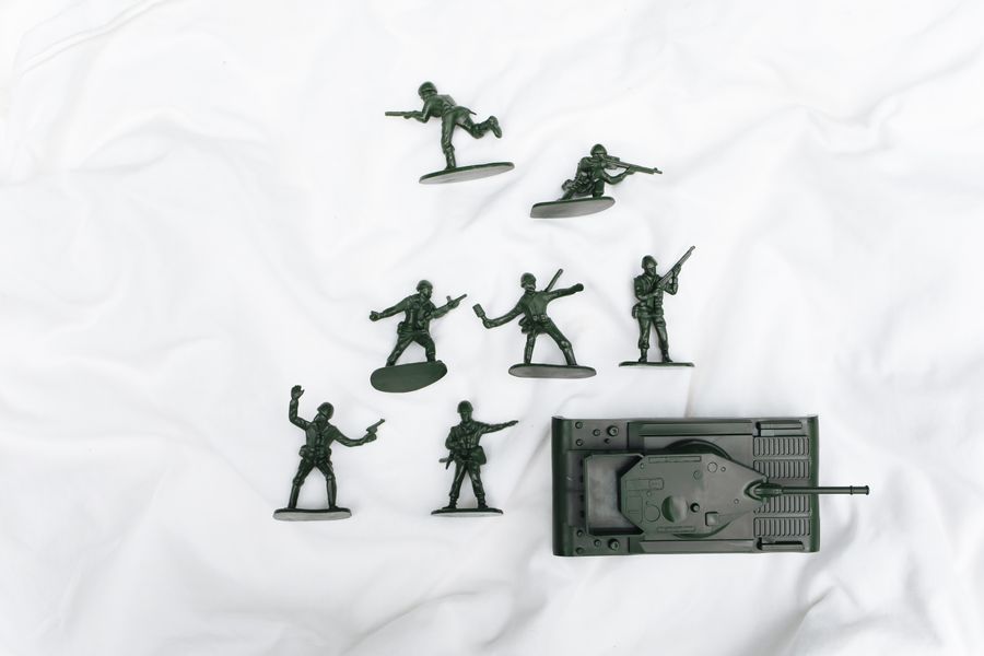 figuras soldados juguete verdes 1 Figuras de soldados de juguete verdes