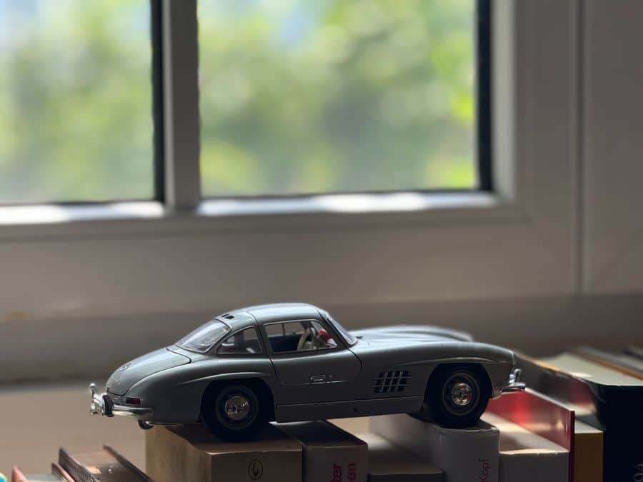 Modelo clásico de auto de colección
